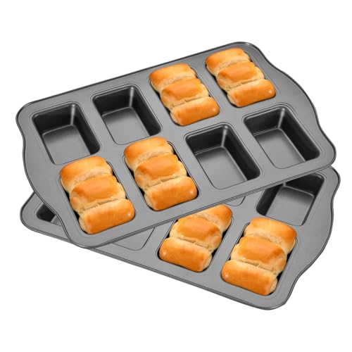Myyaowl 8-Cavity Mini Loaf Pan
