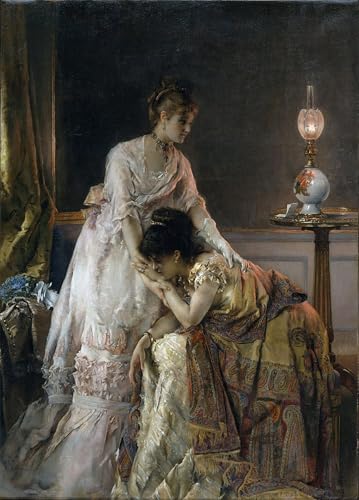 Affiche Après le bal Alfred Emile Stevens 60x90cm pour habiller un grand mur vide