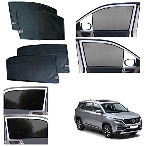 Image of WolkomHome car Fix Curtain Window Shades Half Curtains Sunshade for Hector Exterior