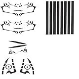 DJMANMENGG Anime Sukuna Tattoo Stickers Jjk Keychain Ring Temporary Tattoos Cosplay Prop (stickers)