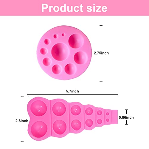 Morofme Stampo in silicone per fondente con perle