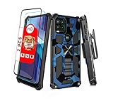 Shockproof Camouflage Military Grade Drop Tested Phone Case with Built in Kickstand with Screen Prot