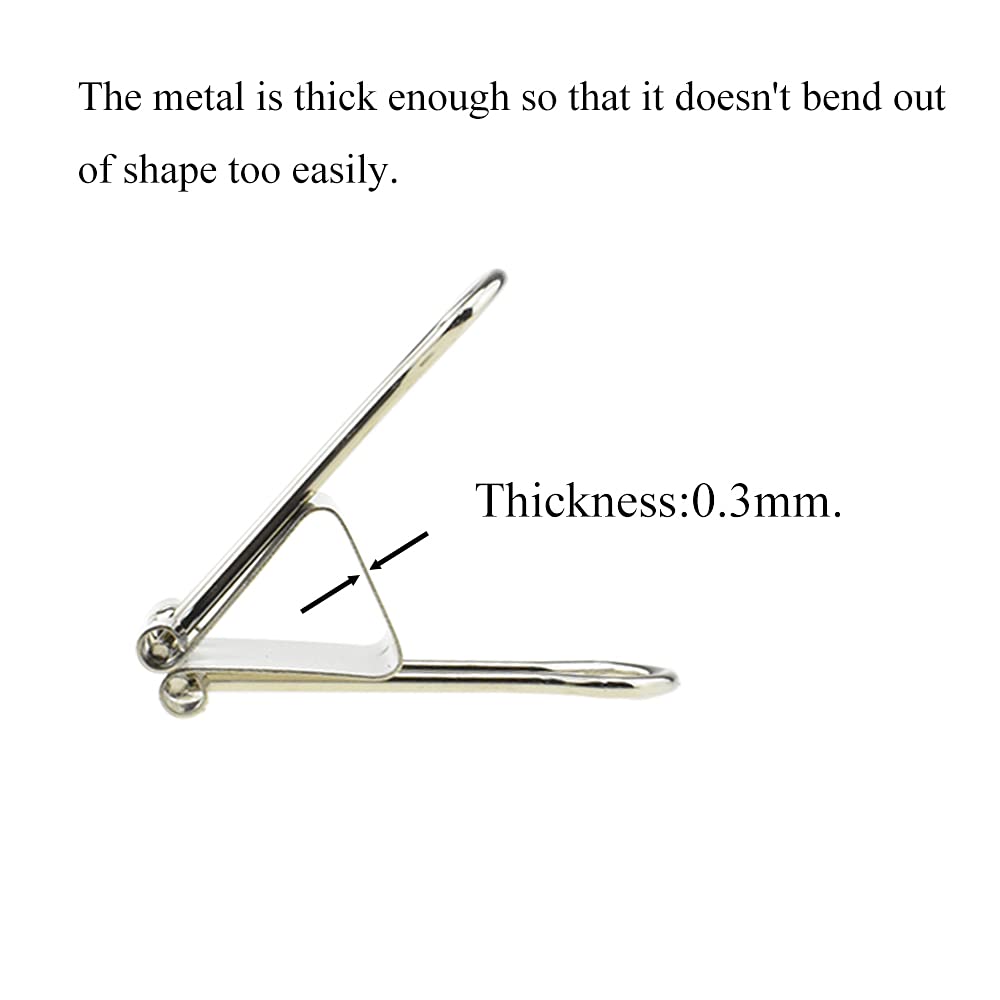 HAHIYO Binder-Clips – 30 Stück, 19 Mm Breit – Papierklemmen Aus Metall