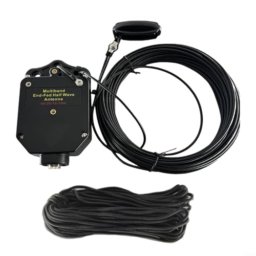 Antena de hilo largo media onda balun 1:64 para radioaficionados de bandas 10m-80m
