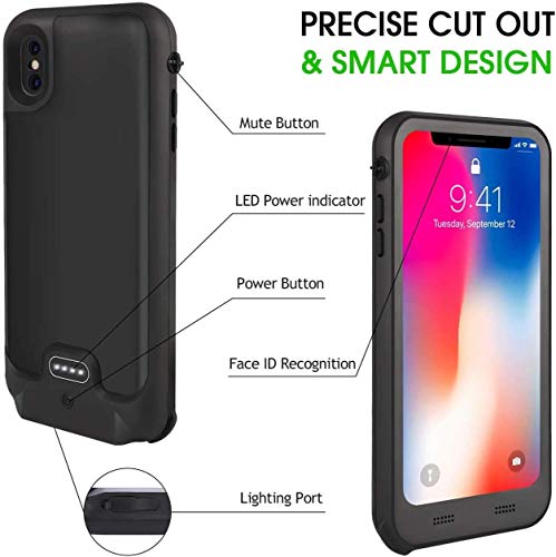 Custodia per batteria per iPhone X/iPhone Xs, 3600...