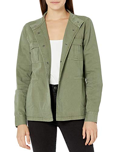 Vintage America Blues womens Angie Snap Front Utility Jacket, Vetiver, Medium US