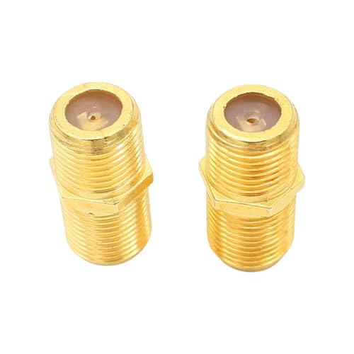Conector coaxial F hembra a hembra 4 unidades miniatura 4