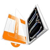 iGluz 2 Pack for iPad Pro 13 inch M5/M4(2025/2024) 9H+ Tempered Glass Screen Protector with Easy-Install Box[12FT Military Grade Shatterproof] Apple Pencil Compatible,HD Clarity,Scratch Resistant