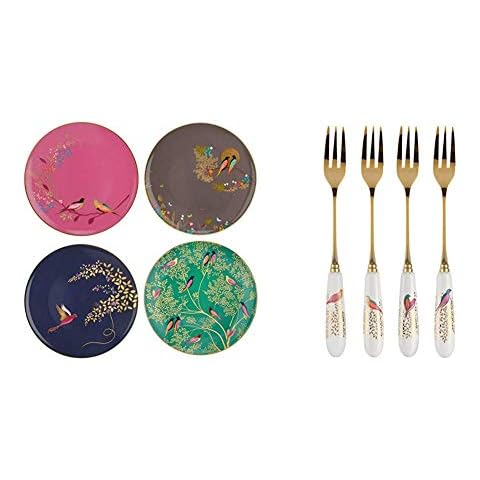 Sara Miller Chelsea Cake Plates and Forks Set Cover