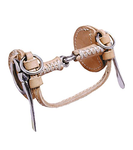 Big Dee's Frisco June Leather Covered Snaffle Driving Bit