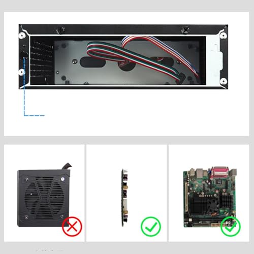 Caja de computadora de aluminio M05 versátil con puertos USB frontales 6