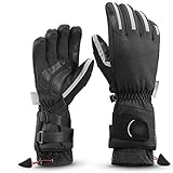 TKFDC Ski Gloves Snowboard Gloves Snowmobile Motorcycle Riding Winter Gloves Unisex Snow Gloves (Col
