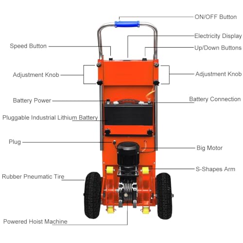 Carretilla Eléctrica Subee Escaleras 1000W Carga 881LB miniatura 5