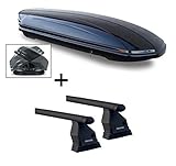 Sicherheit - Dank einer Tragkraft der Dachbox von 75kg und dem Sicherheitsverriegelungssystem mit Zentralverriegelung können auch größere Mengen Gepäck sicher verladen werden. (auf entsprechende Traglast des Daches achten)