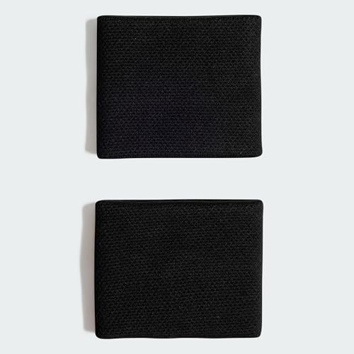 adidas Unisex Tennis Wristband Small Sweatband, Black/Black/White, M – Ansicht 3