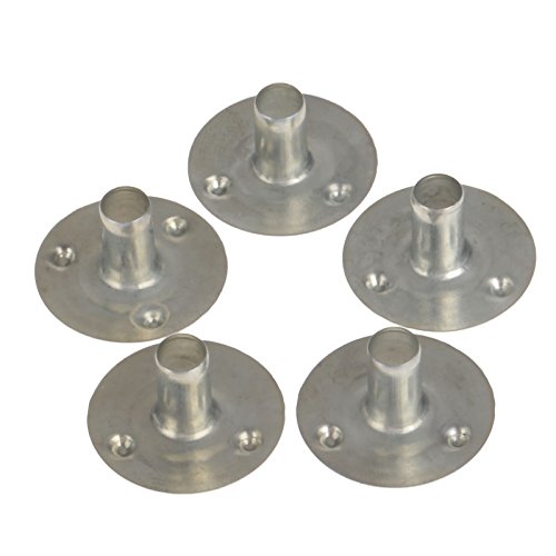 Bases para mechas de vela de metal, 500 piezas miniatura 7