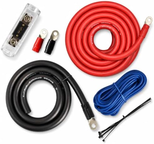 SoundBox Connected 0 Gauge Amp Kit Amplifier Install Wiring Power Only 0 Ga Wire