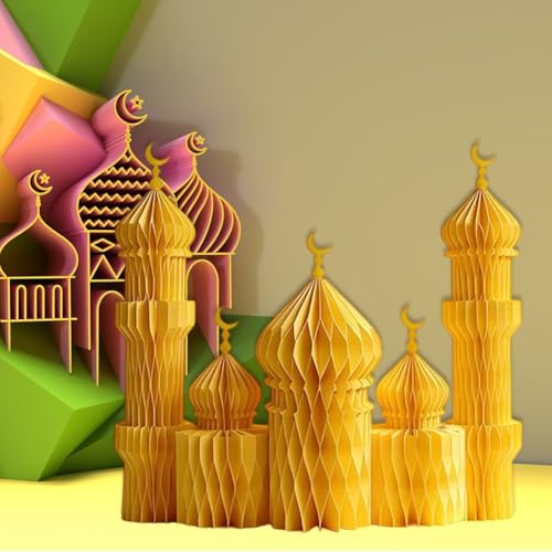 Centre de table Ramadan facile à installer kit déco 3D pour salon et bureau - 5
