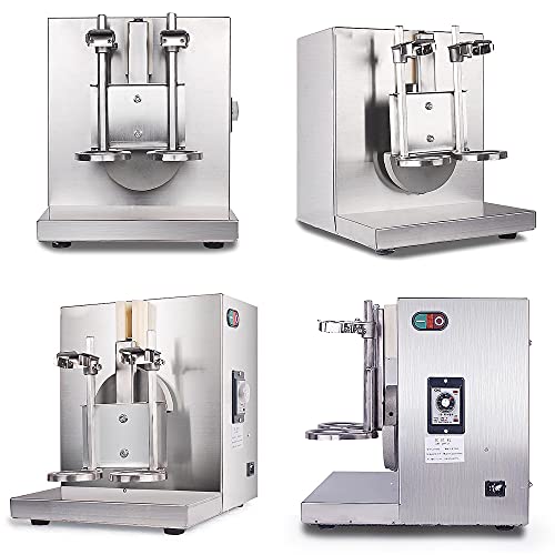 120W Commercial Milkshake Maker, 400R/Min Milk Tea Shaker, 360° Rotation Drink Shaker Mixer For Cafe Restaurant, Ce/Fcc #TOP6