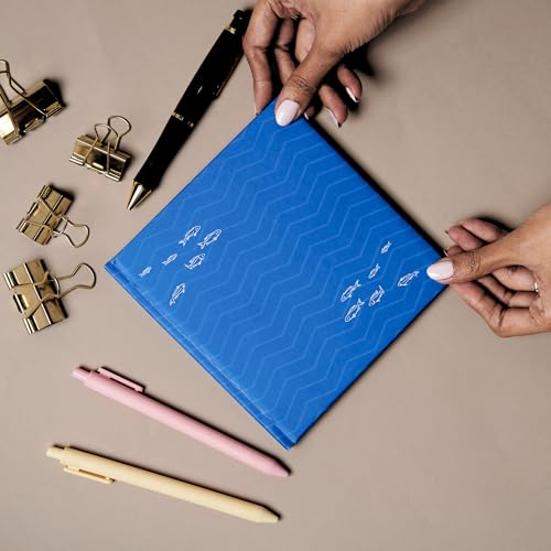 Image of The Confetti Square Notebook | 6 inch x 6 inch (15 x 15 cm) | Compact Diary with 80 GSM | Acid-Free Paper | Premium Quality Journal for Daily Planning, Task Management, Note-Taking & Creative Journaling, Durable & Stylish Design (Into The Ocean)