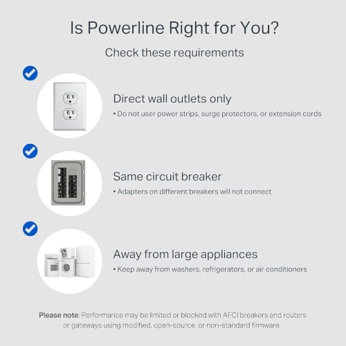 TP-Link AV600 Powerline Ethernet Adapter Kit with 100 Mbps Port - image 4