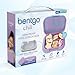 Bentgo Chill Kids Leak-Proof Lunch Box - 4-Compartment Bento Box with Built-In Ice Pack, 3.3 Cup Capacity, PFAS & BPA-Free, Microwave & Dishwasher Safe, Ideal Size for Ages 3 to 7 (Vivid Orchid)