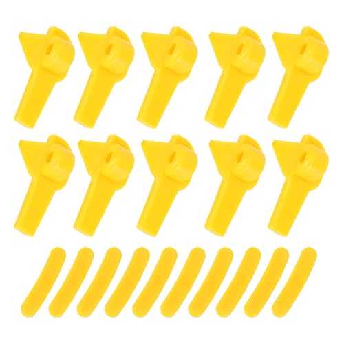 Zohisin 20Pcs Car Tyre Changer Protector Universal Tire Changer Protective Rubber Mats Plastic Tools ABS Material Tire Protection Easy Installation Stable Performance