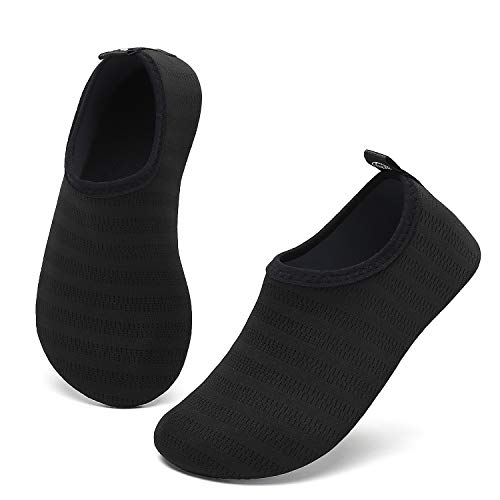 UBFEN Kids Water Shoes Aqua Socks Quick Dry Anti Slip Water Skin Barefoot Sports Swimming Beach Pool for Toddler Boys Girls