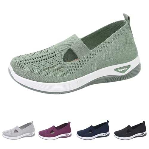 Zapatillas Ortopedicas Mujer Zapatos para Caminar Ortopedicos con Malla Calzado Verano Casual Zapatillas Ligero y Transpirable Zapatos Cómodas para Senderismo