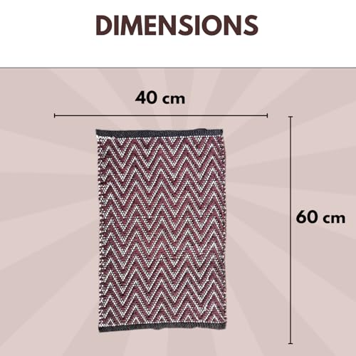 Image of Door Mats for Home | Door Mats for Home Entrance | Door Mat for Bathroom| Soft & Super Absorbent Mats for Shower | Washable, Non-Slip & Quick-Drying Mats (Pack of 2) (Multicolor 4)