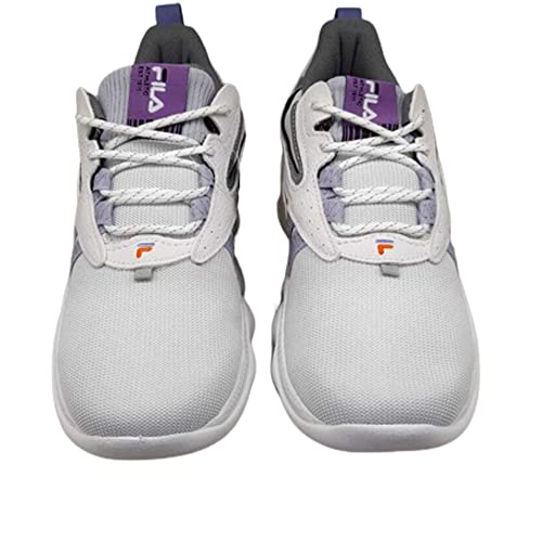 Tênis Fila Kingdom, Feminino Branco/Lilás/Laranja 34