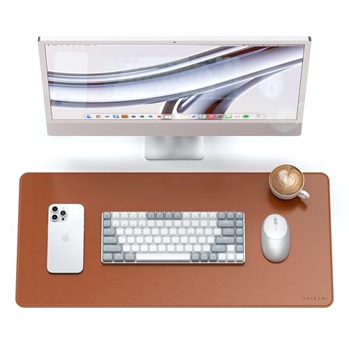 SATECHI Tappetino Mouse XXL, 68 x 32 cm, Marrone