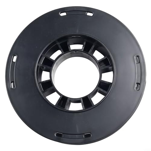 Enrouleur de câble vide, organisateur efficace pour les câbles, les lumières de Noël et les câbles Ethernet - Noir