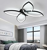 DDYY Schwarz LED Deckenlampe Dimmbare Deckenleuchte 60W/4800lm Hoher Helligkeit Aluminium...