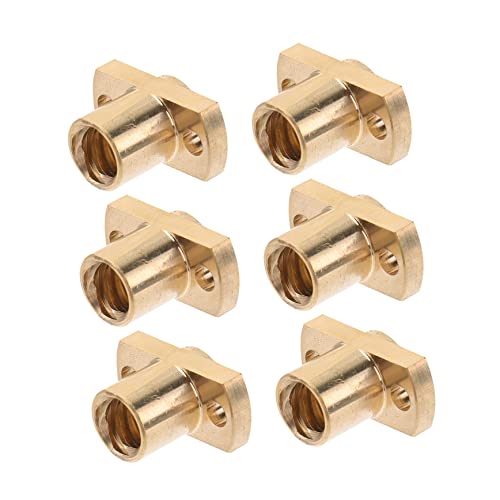 TOPPERFUN 6pcs Printer Screw Nut Trapezoidal Screw Nut for and in Mechanical Assembly