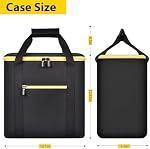 Jump Starter Hard Case for DEWALT DXAEPS14 2000 Peak, Car Emergency Bag | Pocket Stores Clamps Cables Accessories, Keeps Battery Booster Protected For Drivers, Road Trips And Trunk Kits, Bag Only