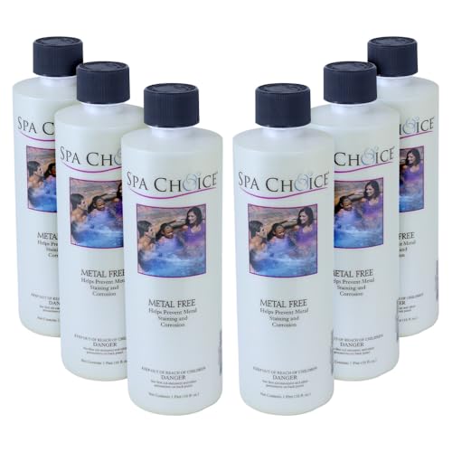 Image of SpaChoice 1-Pint 6-Pack Premium Metal Free, Metal Gone for Spa Hot Tub