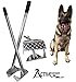 ActiveDogs Best Ever Dog Poop Scooper, Teeth Style Pet Waste Removal Solid Welded Aluminum Shovel w/Solid Bolt System - Made in USA