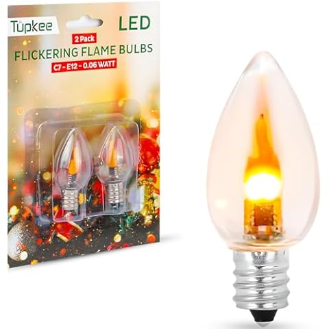 Tupkee Flickering Flame LED Bulb Cover