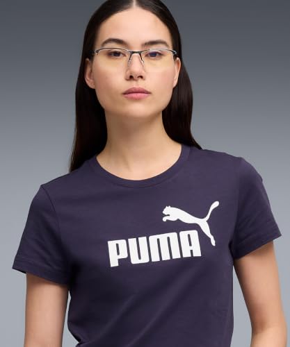 Image of Puma Women Cotton Letter Print Regular Fit Tees