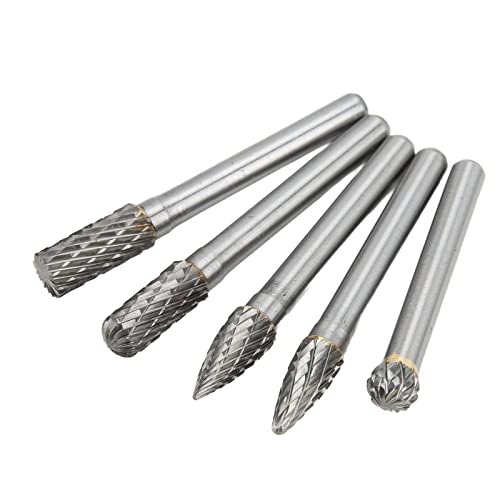 Set 5 Puntas de Fresa de Carburo de Tungsteno para Pulido y Grabado miniatura 7