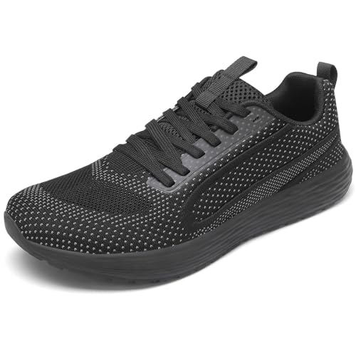 Best Zero Drop Road Running Shoes for Natural Stride 15 Geococcyx Wide Toe Box Walking Shoes for Men, Zero Drop Road Running Shoes, Lightweight, Breathable, for Tennis, Gym Black 10