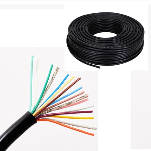 Câble haute température résistant de -60 à 200°C en silicone souple 24 AWG