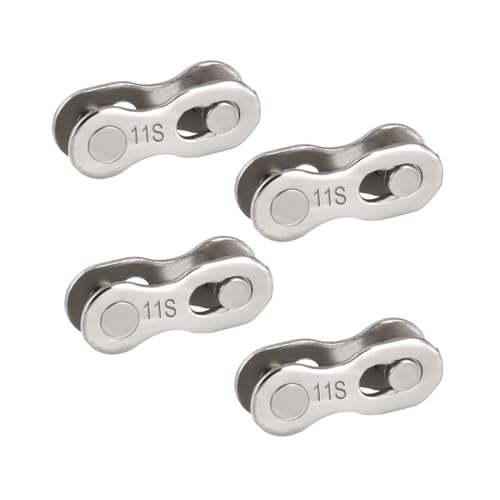 Cadena de 11 velocidades, 4 pares, Accesorios y recambios bicis, Cadena de Eslabones para Mountain Bike, Sportbike, Cadena Duradera Compatible con Varios Tipos de Bicicletas, Unisex-Adult