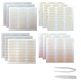 JYXNU 486 Piezas Cintas para Párpados, Remedio Pegatinas para Párpados Caídos, Pegatinas de Párpados Dobles, Cintas para Lifting de Párpados Invisibles para Unos Ojos Radiantes, Con 2 herramientas