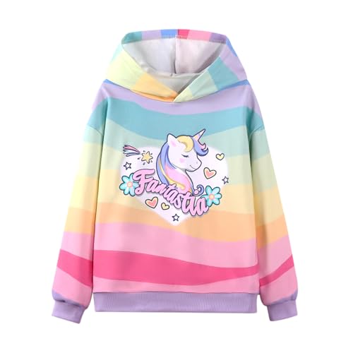 Image of WELAKEN Sweatshirts for Girls Toddler & Kids II Little Girl's Pullover Tops Sweaters & Hoodies