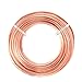 8 Gauge/3.2 mm 6.5 feet 5 oz 99.9% Dead Soft Copper Wire for Electroculture Gardening, Jewelry Making, Beading, Science Projects, DIY Artwork, Pure Bare Copper Wire