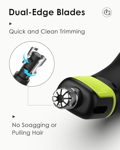One Nasenhaartrimmer Ersatzklinge & Ersatzköpfe Aufsätze, Wasserdicht Doppelseitige Klinge 360° Ideal für Elektrorasierer Nasenhaarpflege - Kompatibel mit O Blade 360 Pro QP2734/QP2824/QP2520/QP2630 4