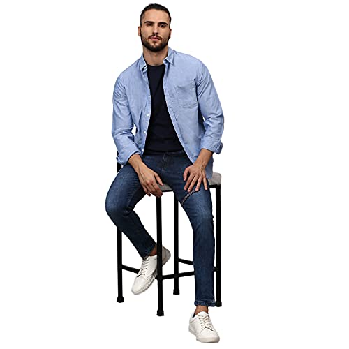 Image of Campus Sutra Men's Mid Rise Regular Fit Jeans