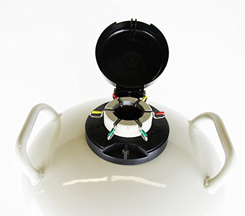 U.s.solid 20 L Cryogenic Container Liquid Nitrogen (Ln2) Dewar Semen Tank 6 Canisters Carry Bag #TOP5